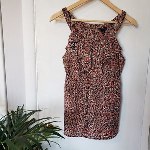 Banana Republic/Patterened Sleeveless Blouse